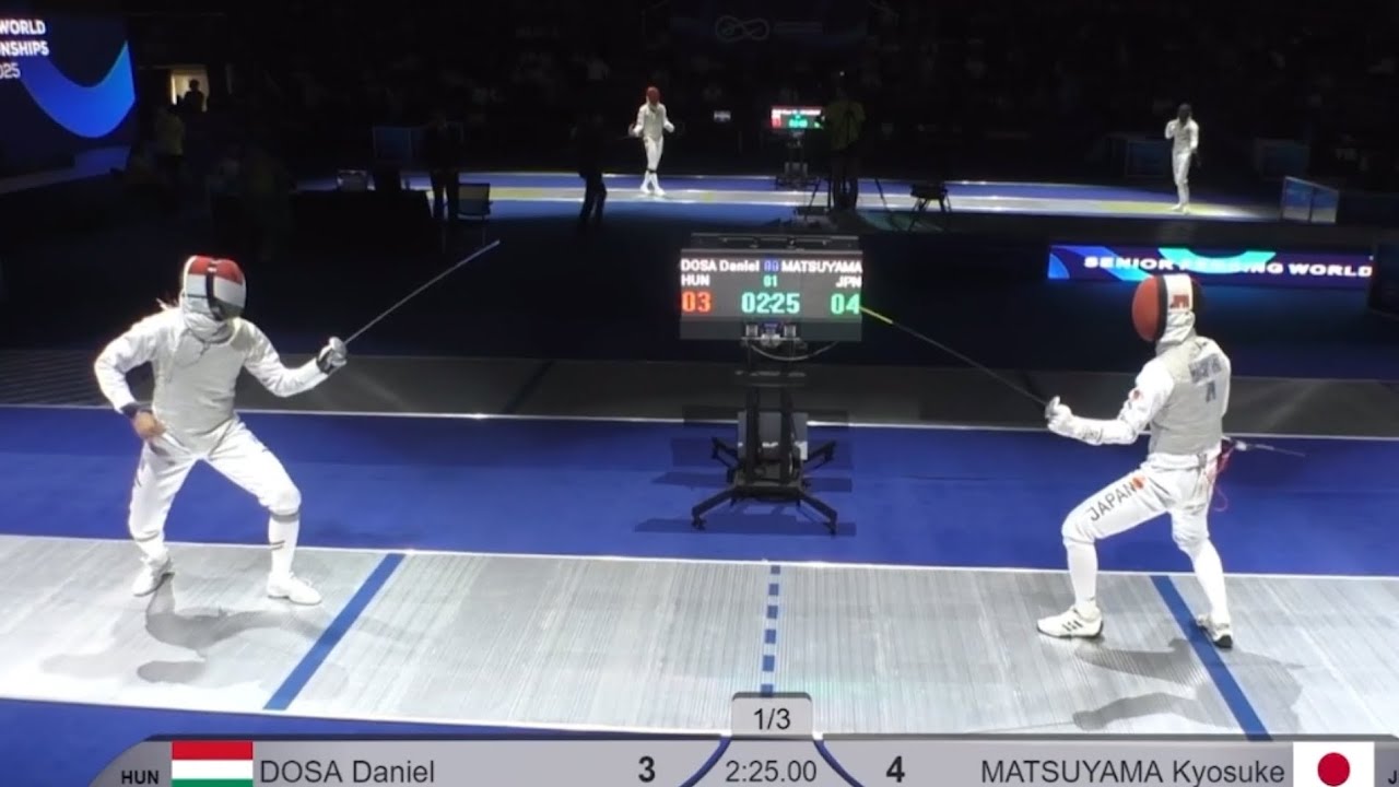 2025 Tbilisi World Championships SMF - L32 - Dosa Daniel HUN vs Matsuyama Kyosuke JPN