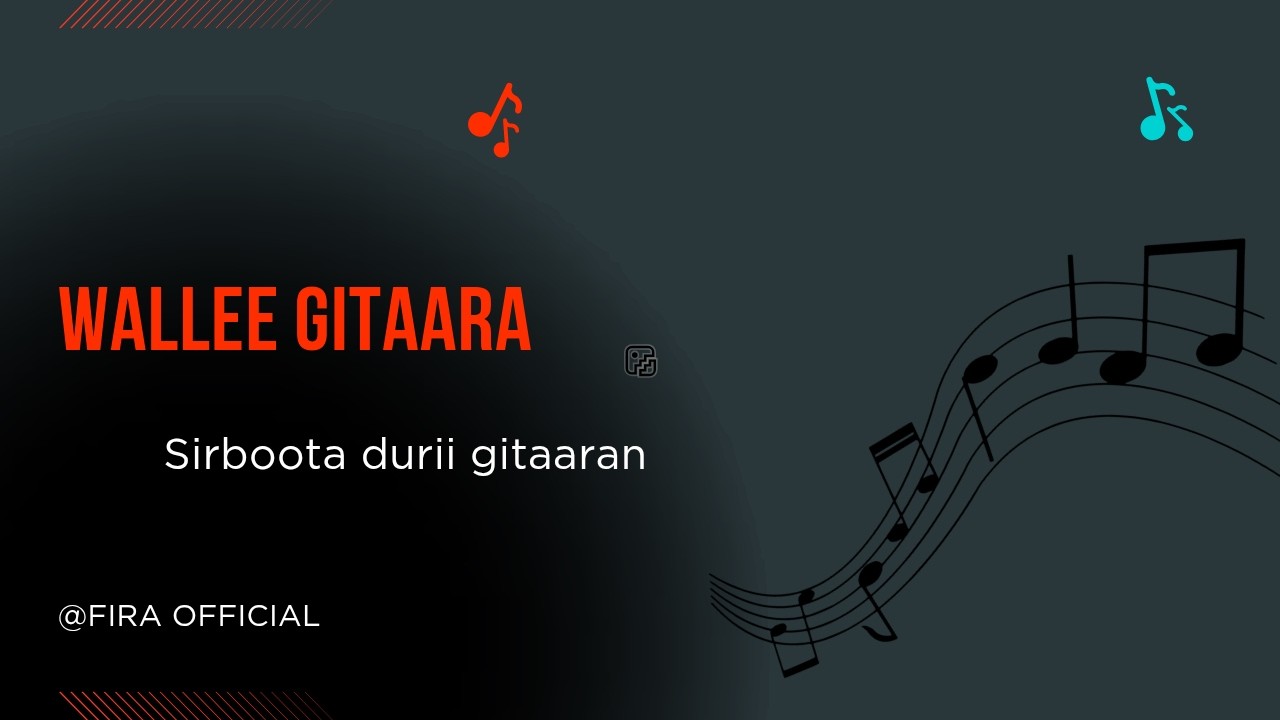 Walle gitaara ibsaa Galamsoo, hamza, Rastam 2025 / Guitar music 2025