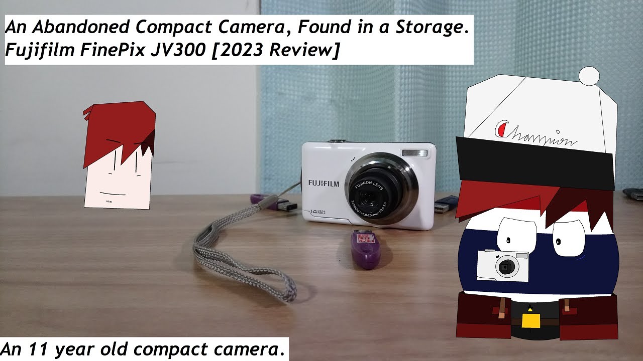 An abandoned old compact camera, Found in a storage. (Fujifilm FinePix JV300 2023 Review)