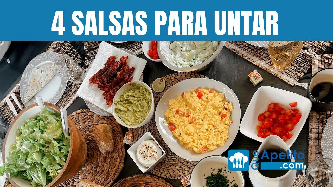 4 Recetas de Salsas para untar sencillas y rápidas ✅ | QueApetito