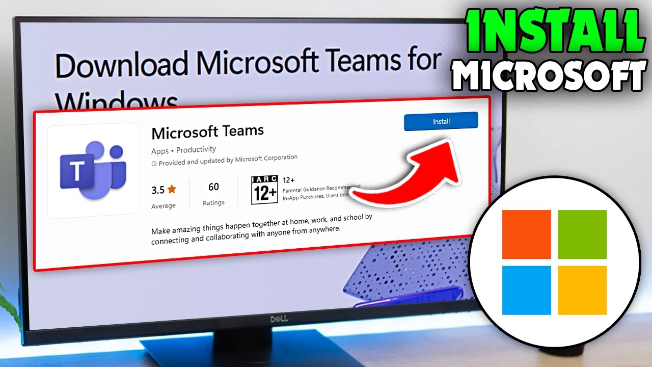 (2026) Как установить приложение Microsoft Teams на ноутбук/ПК