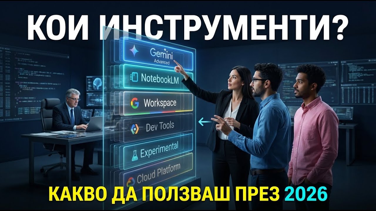 Google AI инструменти 2026 – пълно ръководство по категории (Gemini, Notebook LM, Imagen 3, Labs