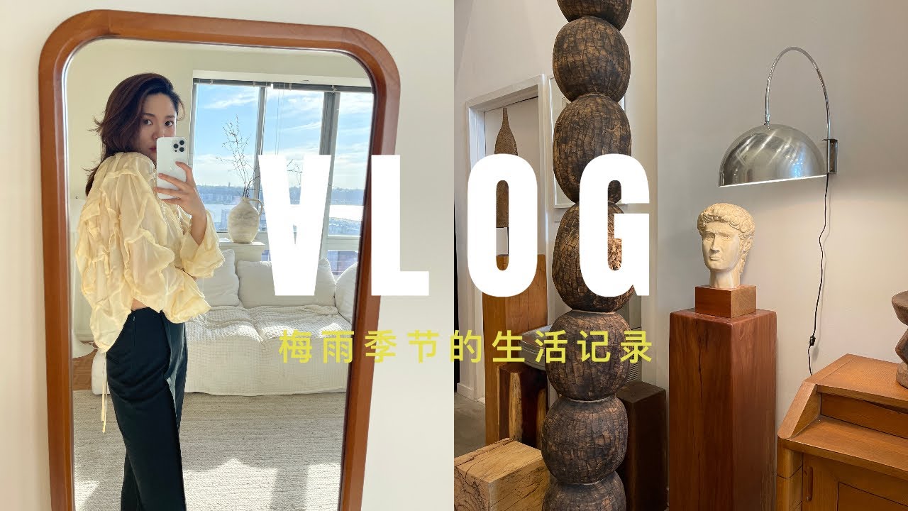 纽约VLOG: 90后小夫妻在纽约的城市生活～ 在梅雨季节给生活增添阳光｜ninido