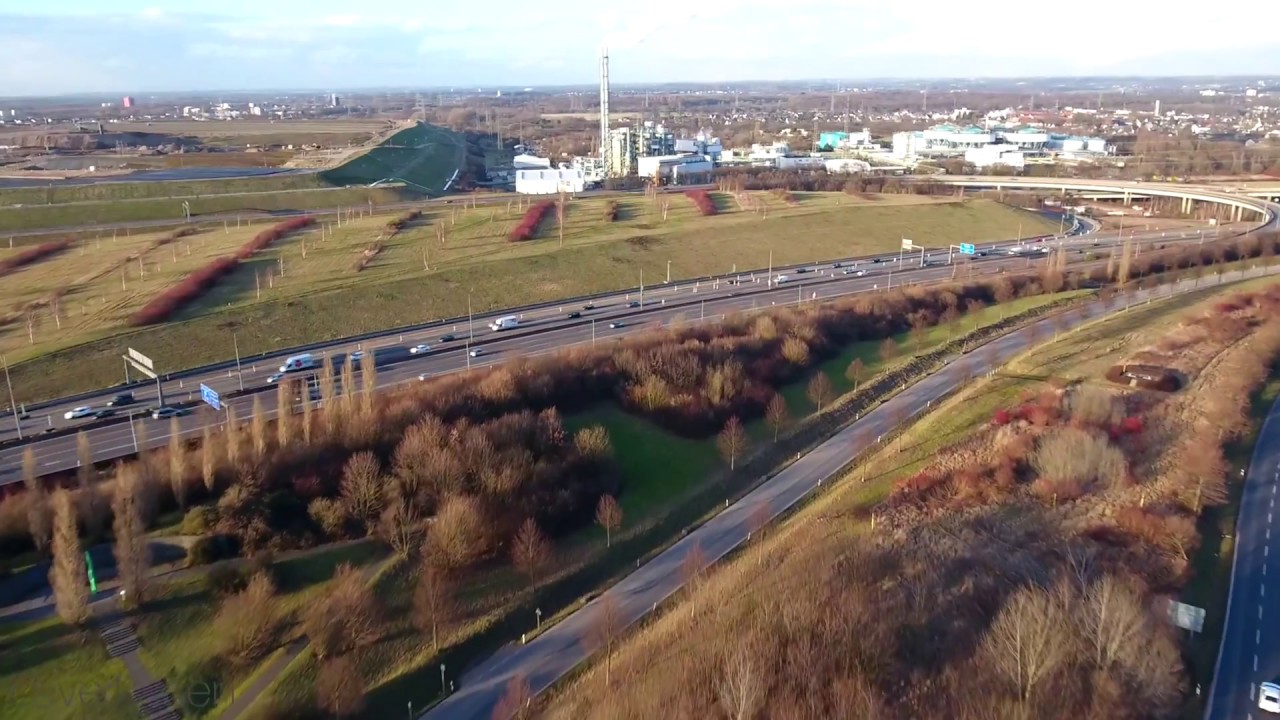 Leverkusen by Drone / Rhein
