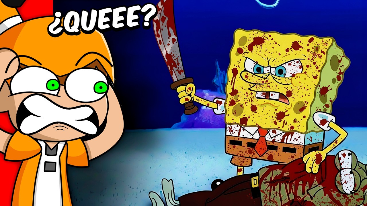 Bob Esponja la ANIMACION mas PERTURBADORA | Terror Animado