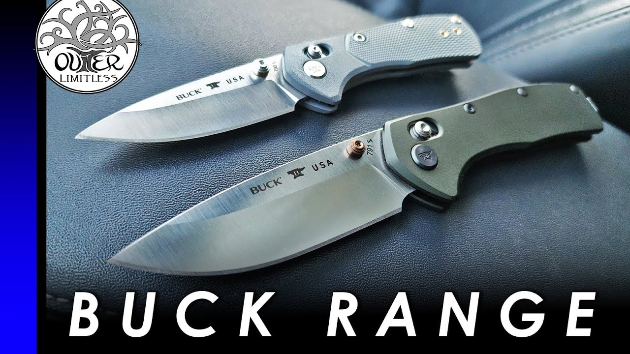 НОВИНКА!! Складные ножи Buck Knives Range: Отличная линейка, высокое качество, фиксатор защелки, ...