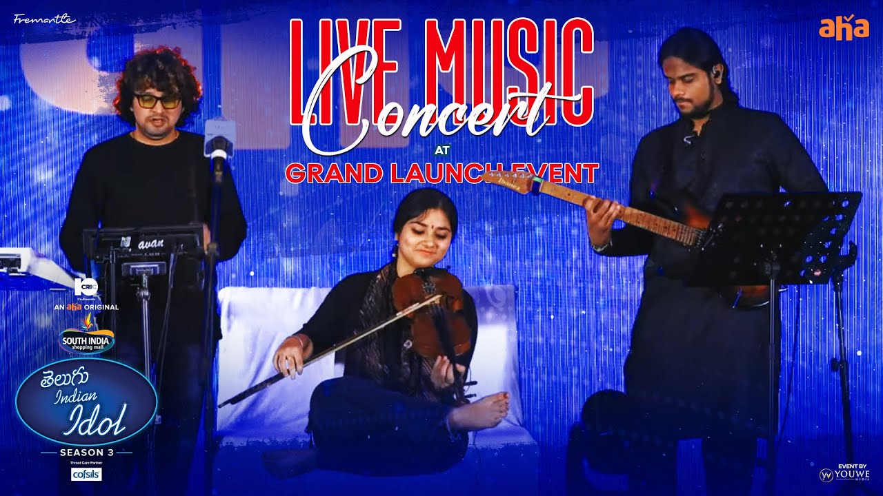 LIVE Music Concert At Telugu Indian Idol Season 3 Grand Launch Event | YouWe Media