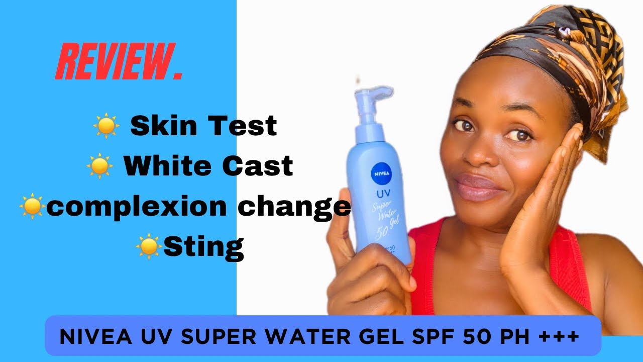 REVIEW: Truth about the Nivea super water gel SPF 50+++ Japanese sunscreen on sensitive skin.