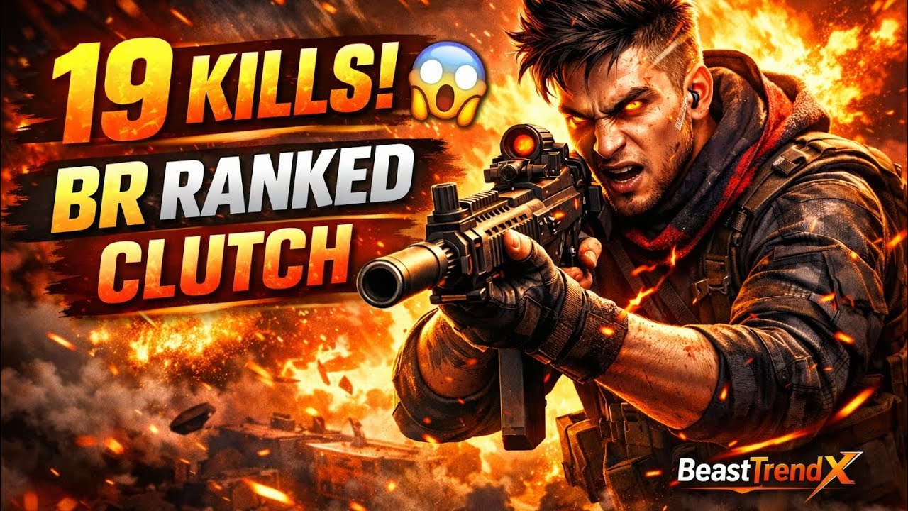 😱 Biggest Clutch in the Last Zone | BR Ranked 19 Kills ! #freefire #garenafreefire #viral 