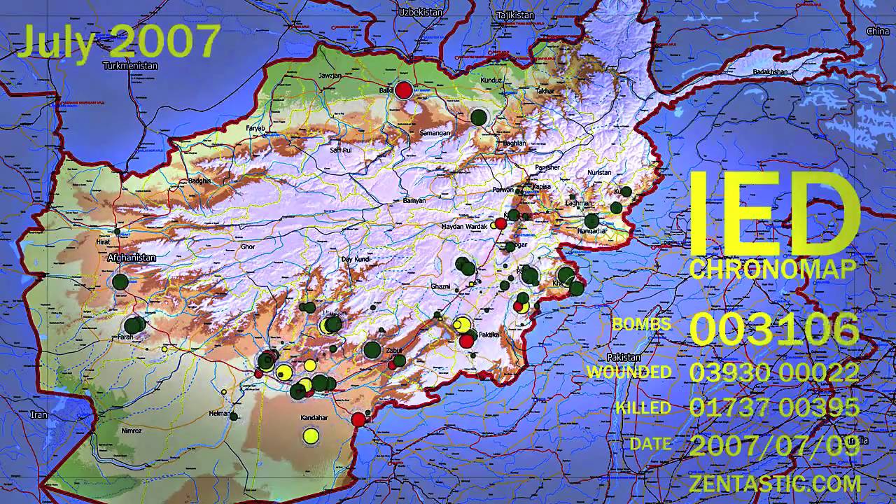 IED Attacks from Wikileaks Afghanistan War Logs