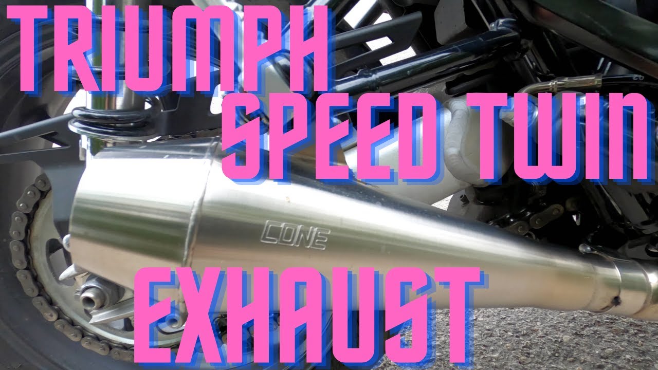 Triumph Speed Twin Exhaust - MUST LISTEN 