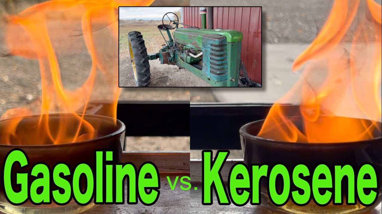 John Deere B — Демонстрация бензина и керосина