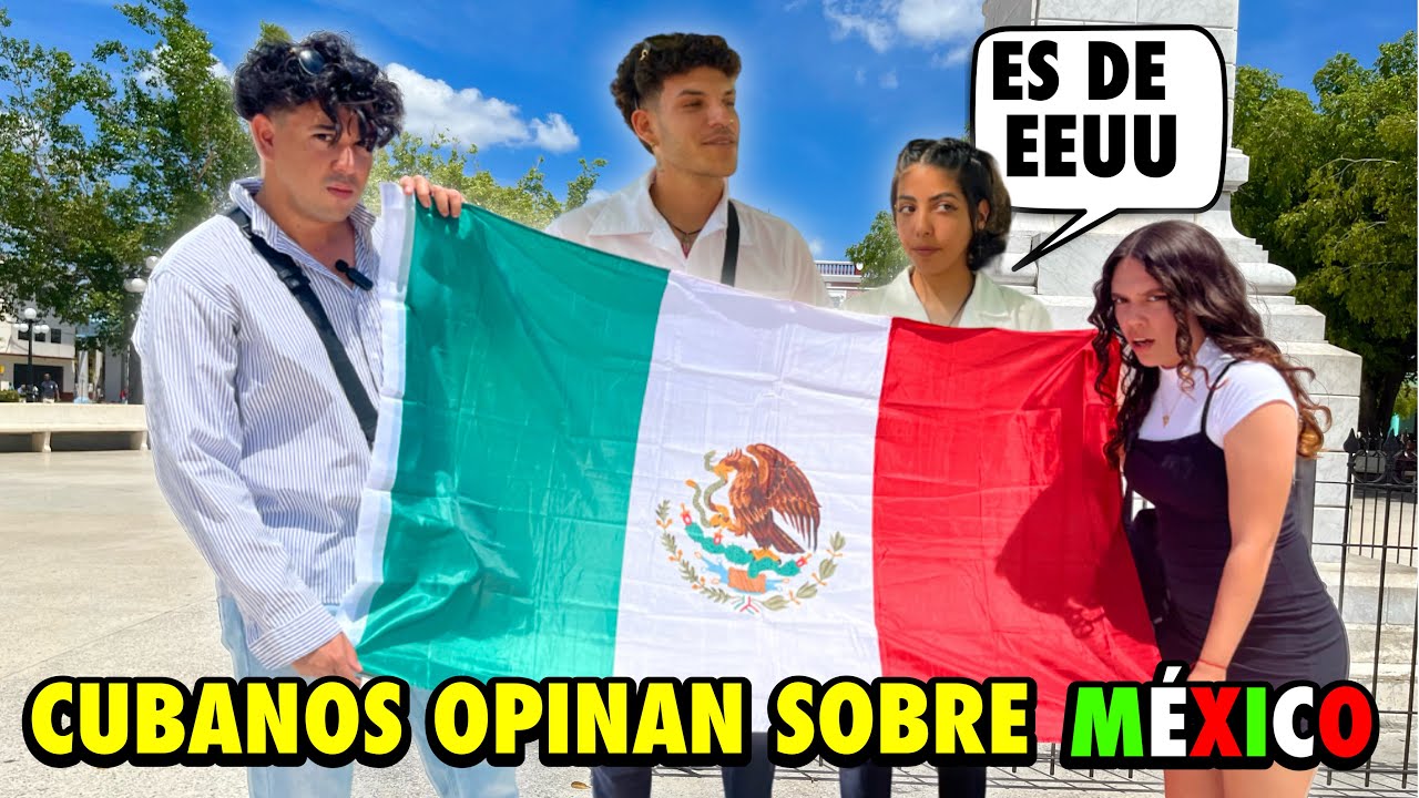 Así REACCIONAN a la BANDERA DE MÉXICO 🇲🇽 en CUBA 🇨🇺