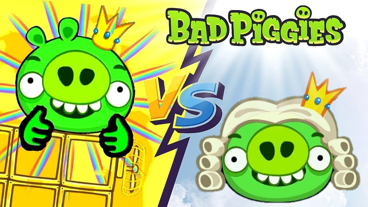 КОРОЛЕВСКАЯ БИТВА | Смешные моменты в Bad Piggies