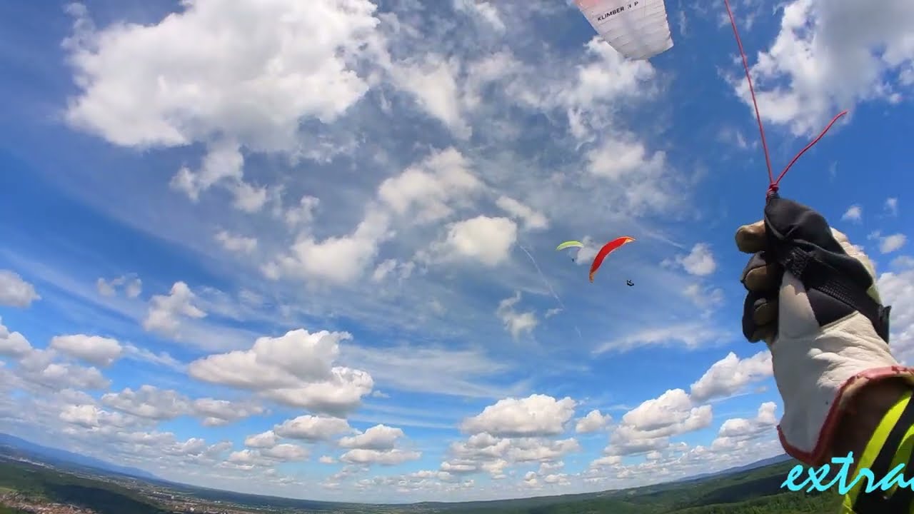 Parapente : petit cross de 36 kms entre Mathay  et Les Errues en Klimber 3P