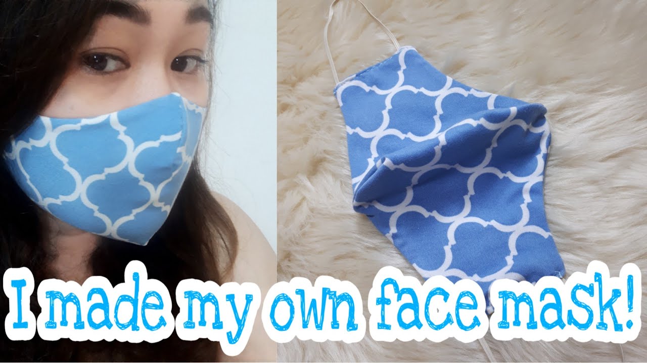 DIY: FACE MASK - HAND SEWN | NO SEWING MACHINE NEEDED