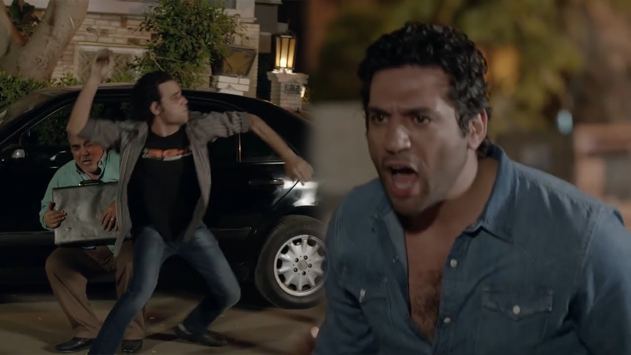 حسن الرداد أنقذ جوز خالته من الموت على ايد بلطجية في الشارع 💪😲