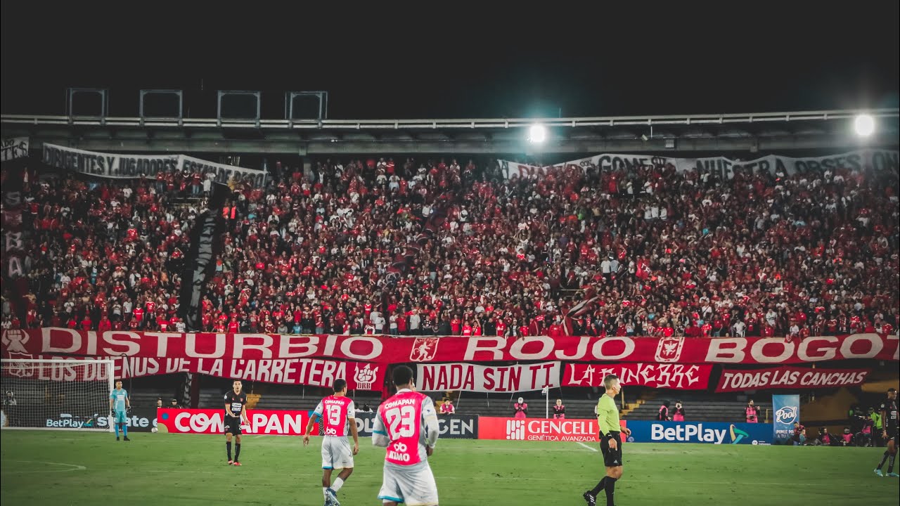 SE VIENE LA BANDA DEL DIABLO DESSE BOGOTA 🟡🔴🏟️ DISTURBIO ROJO BOGOTA 🎥 #phferneyrinkon