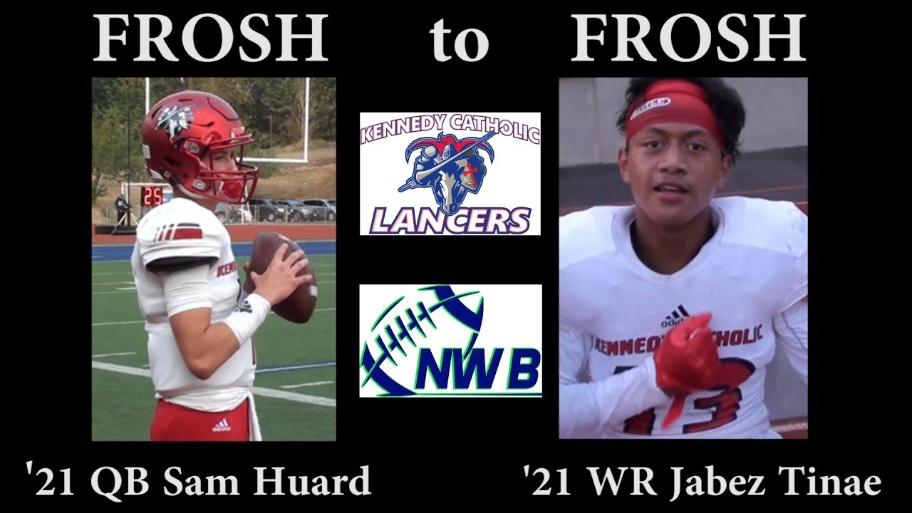 Freshman QB Sam Huard & WR Jabez Tinae were electric on 9/16 #NWBQuickMix