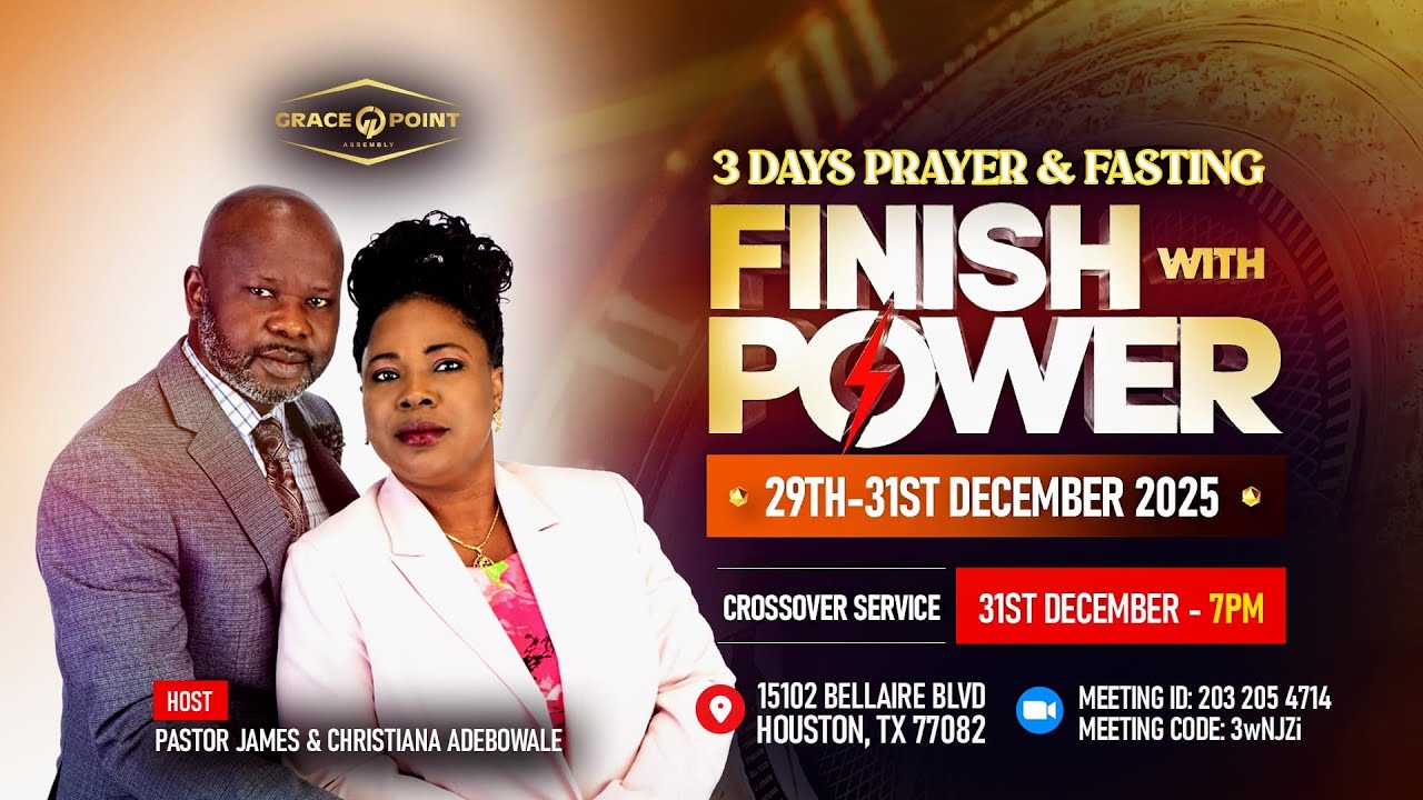 Crossover / New Year Service |Pastor James Adebowale ||12-31-2025||