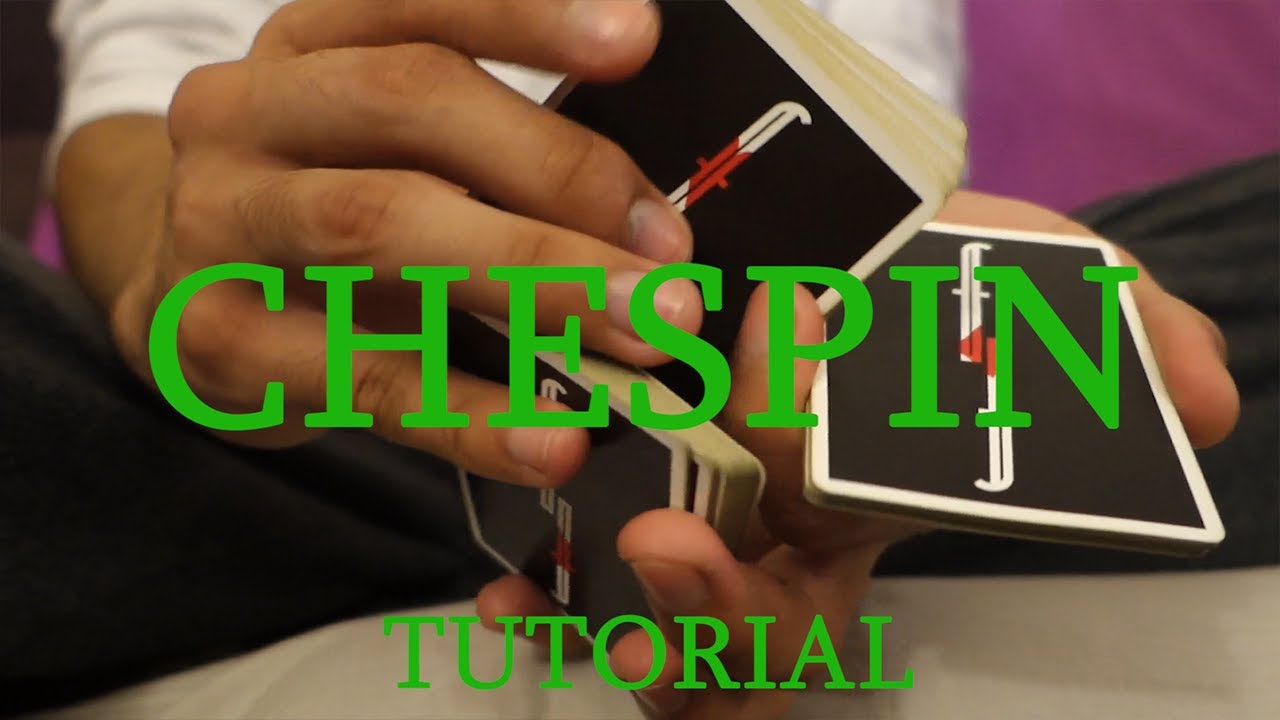 CHESPIN TUTORIAL by Carlos Cárcamo | Corte de 3 paquetes FÁCIL | Cardistry en Español