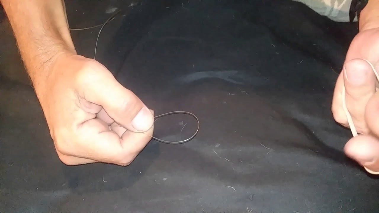 The smart way to set a rubber band for downrigger release