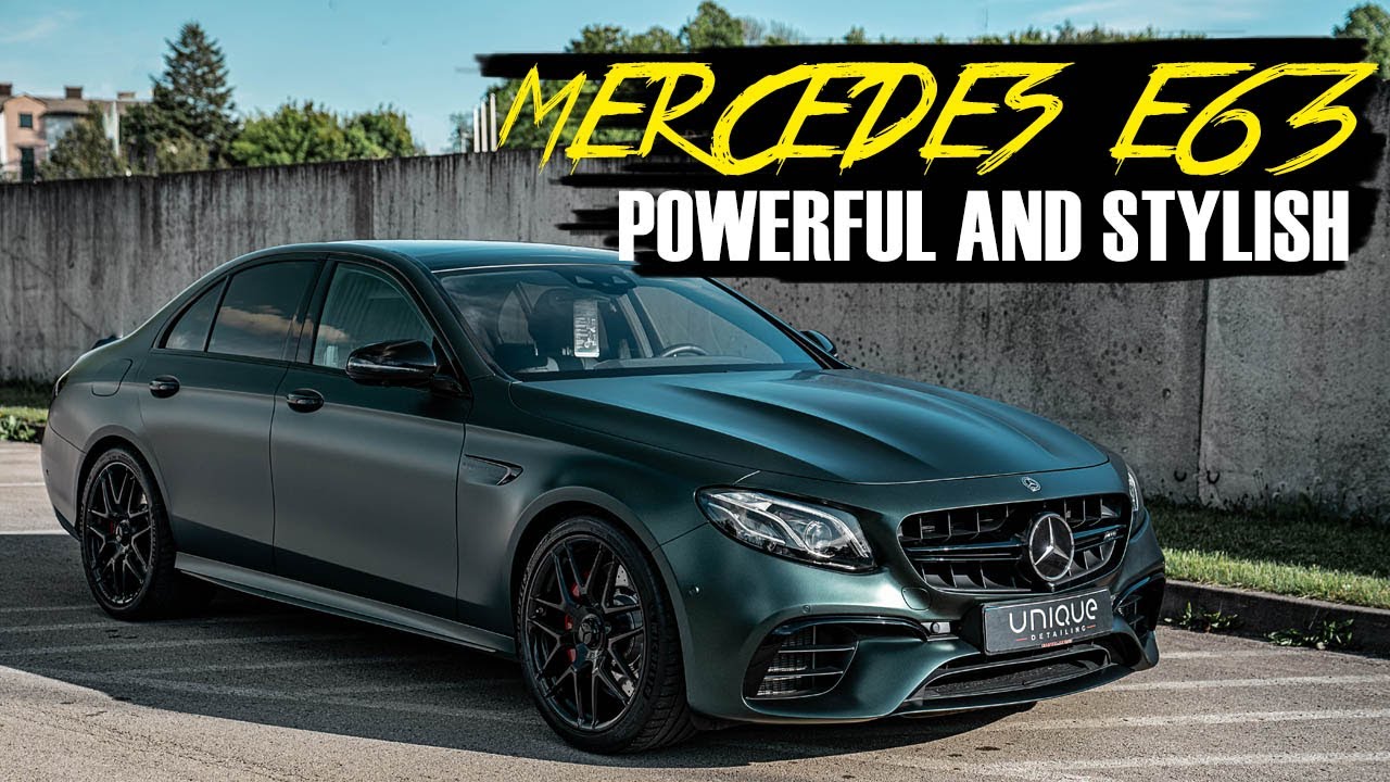 800 HP Mercedes E63 Color Change Wrap | Powerful and Stylish
