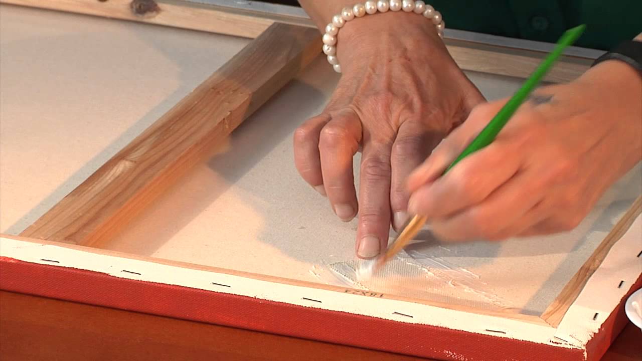 How to Repair a Rip in an Oil Painting : Painting Basics