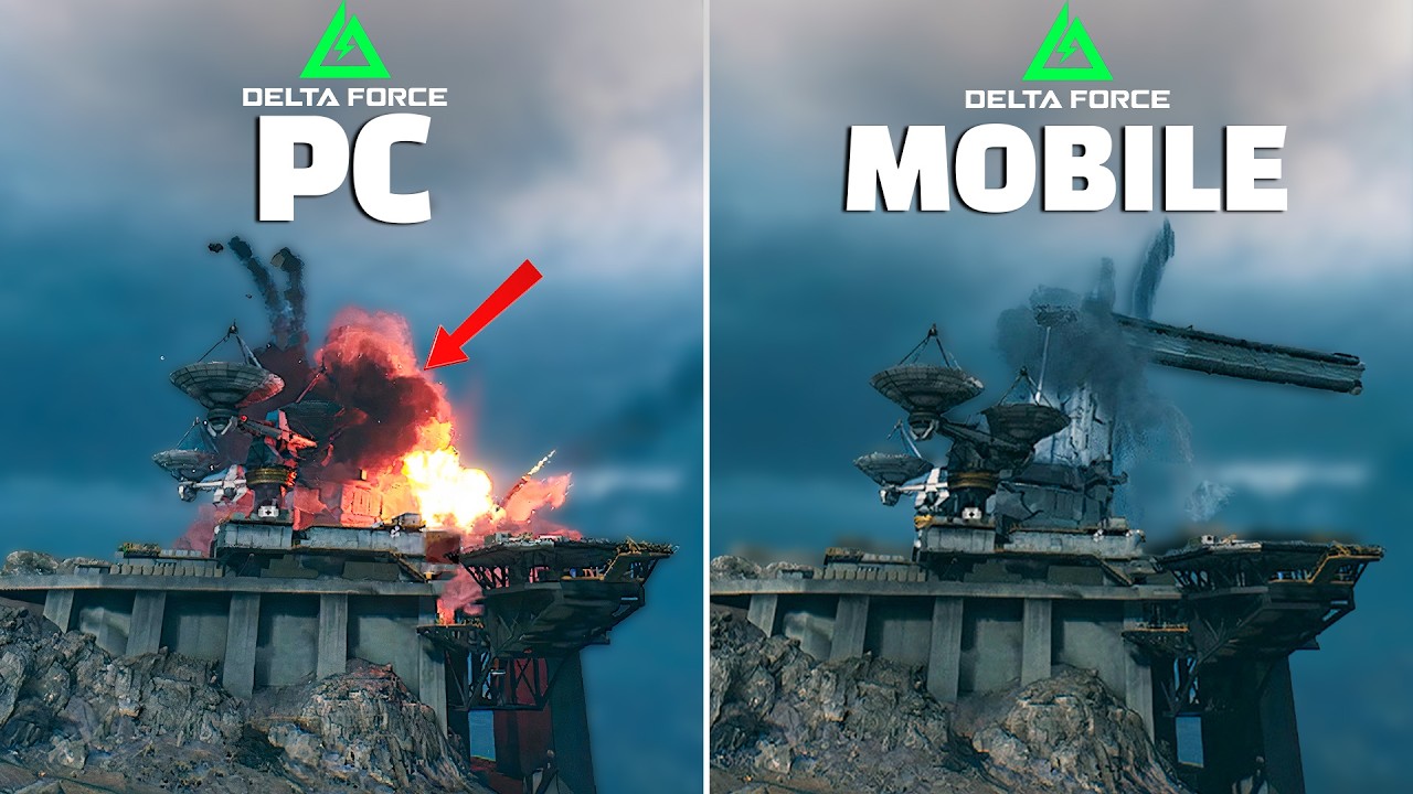 Delta Force PC vs Mobile - Physics and Details Comparison