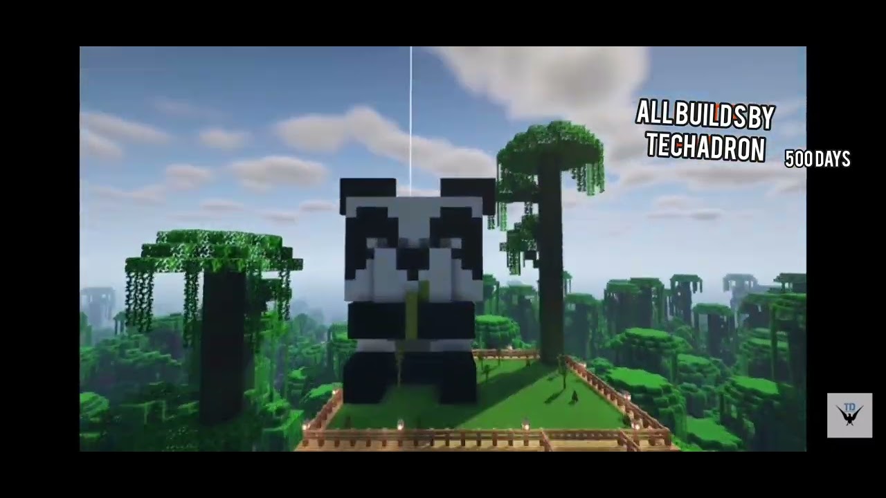 MINECRAFT builds ...ALL BUILDS ARE FROM THE CHANNEL TECHADRON..