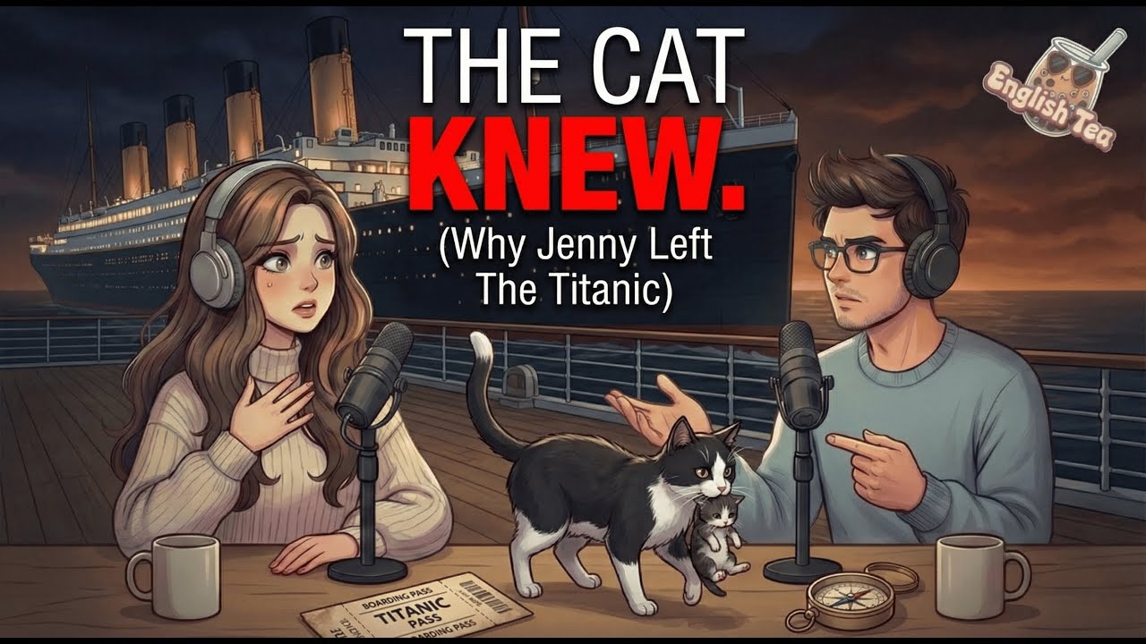 The Titanic Cat Who Saved a Life? 🐱🚢 | Learn English Through Mystery