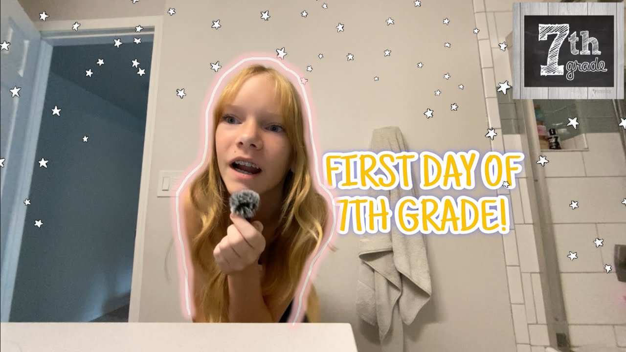 My First Day of SEVENTH Grade! + Grwm // Annika’z life 
