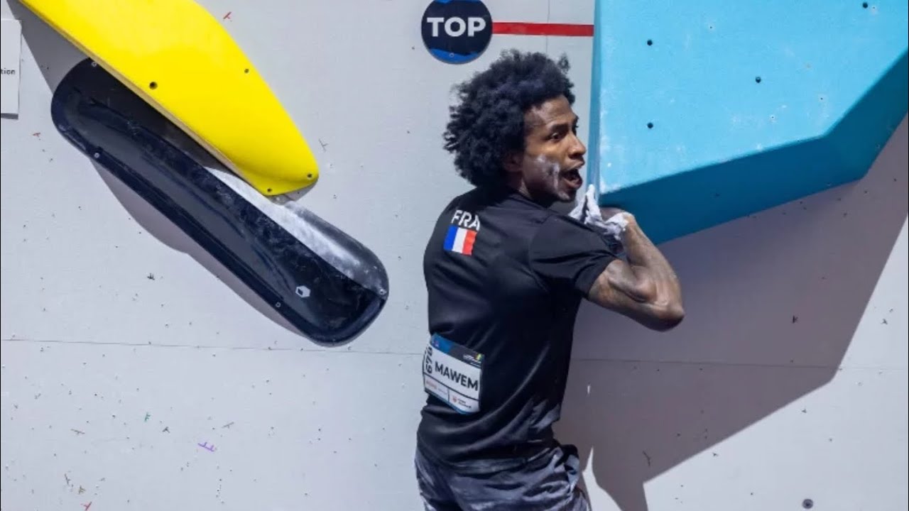 MICKAEL MAWEM CHAMPION DU MONDE DE BLOC (ESCALADE)