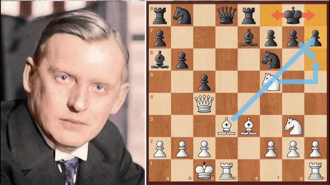 ALEKHINE GANA DAMA, SACRIFICA Y DOMINA vs TARTAKOWER | Caro Kann | Ajedrez Sachy