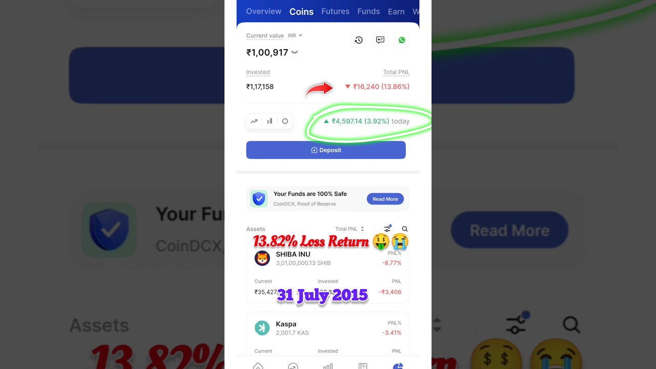 Best crypto coins to buy for 2025 in Coindcx!! #portfolio #cryptocurrency #bitcoin #investment #solo