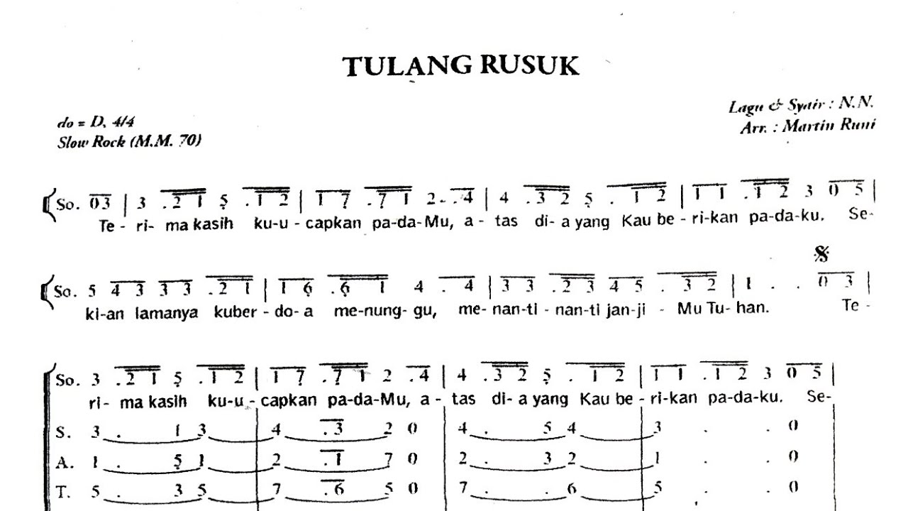 Koor Misa Pernikahan || Lagu Pernikahan Katolik || Tulang Rusuk