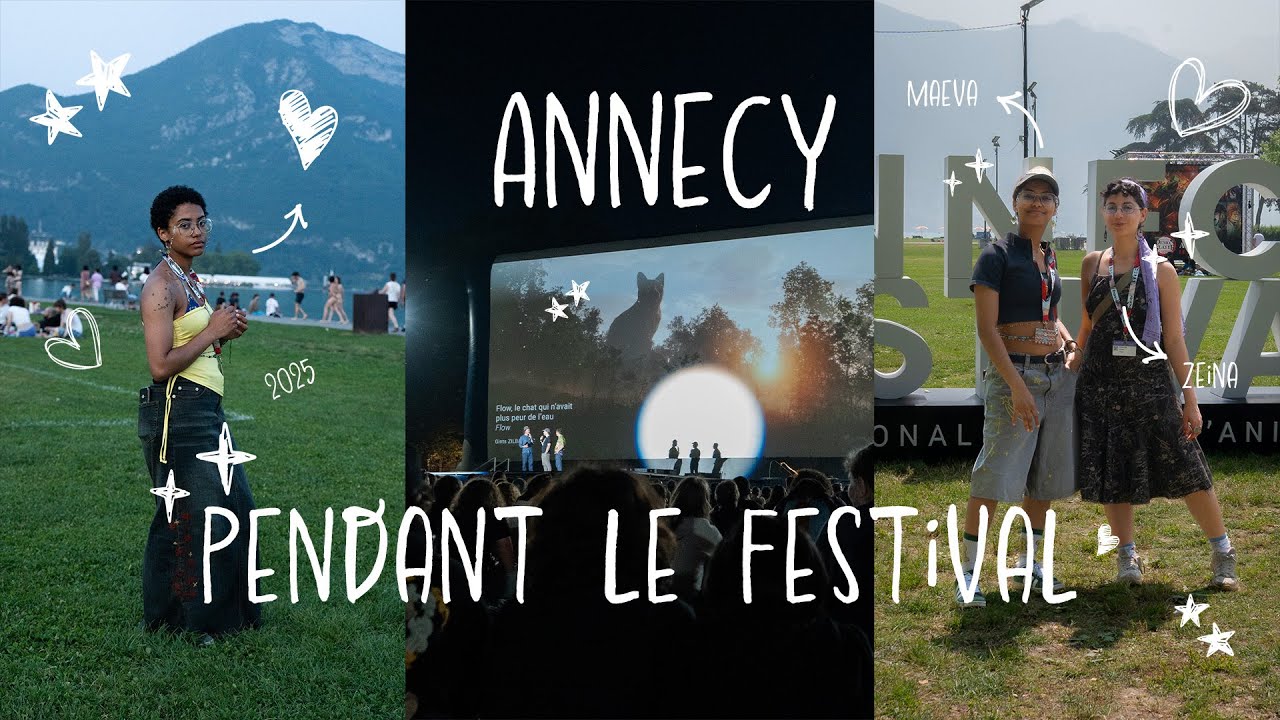 Aller à Annecy pour le festival d'animation⛰️​ | VLOG 2025​
