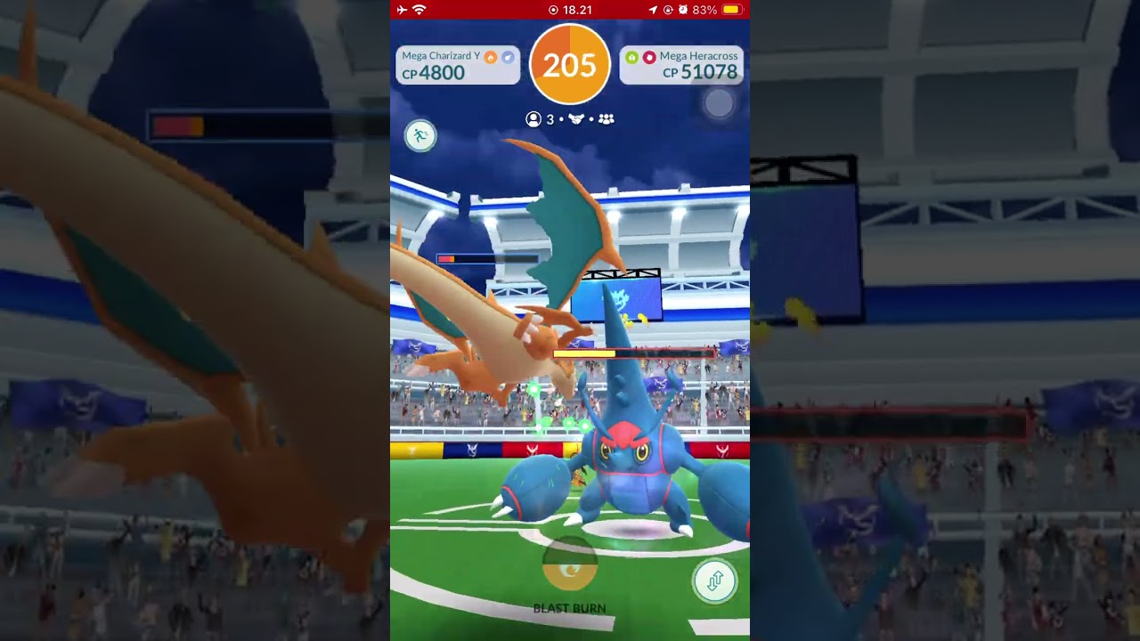 raid mega heracross with party play