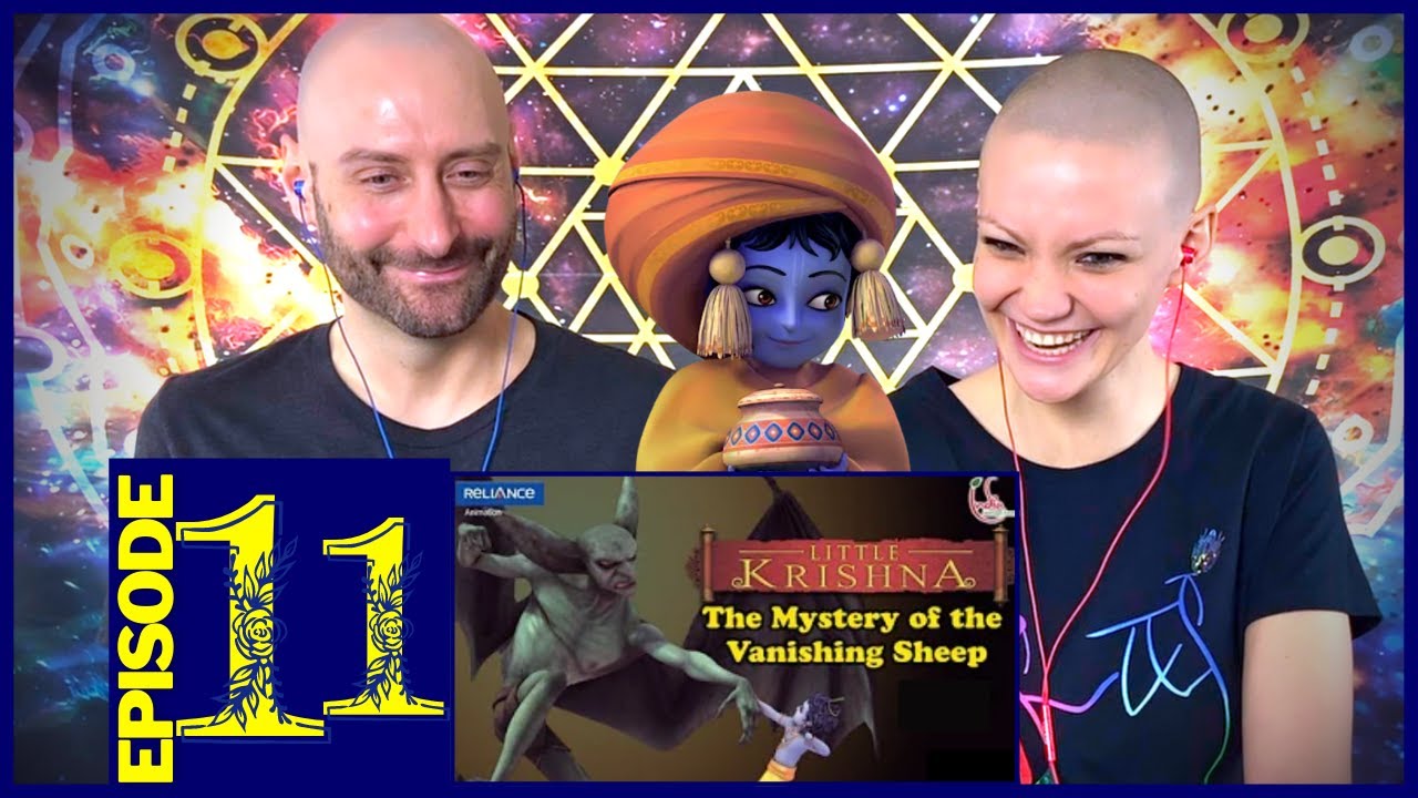 Little Krishna REACTION | Part 11 MYSTERY of the VANISHING SHEEP | We REACT to HINDU GOD Krishna