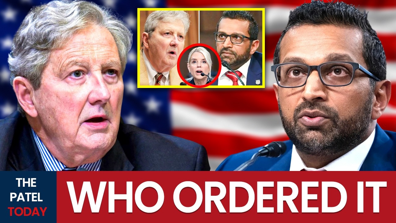 John Kennedy Presses Kash Patel on Epstein Files | Patel Freezes For 67 Seconds
