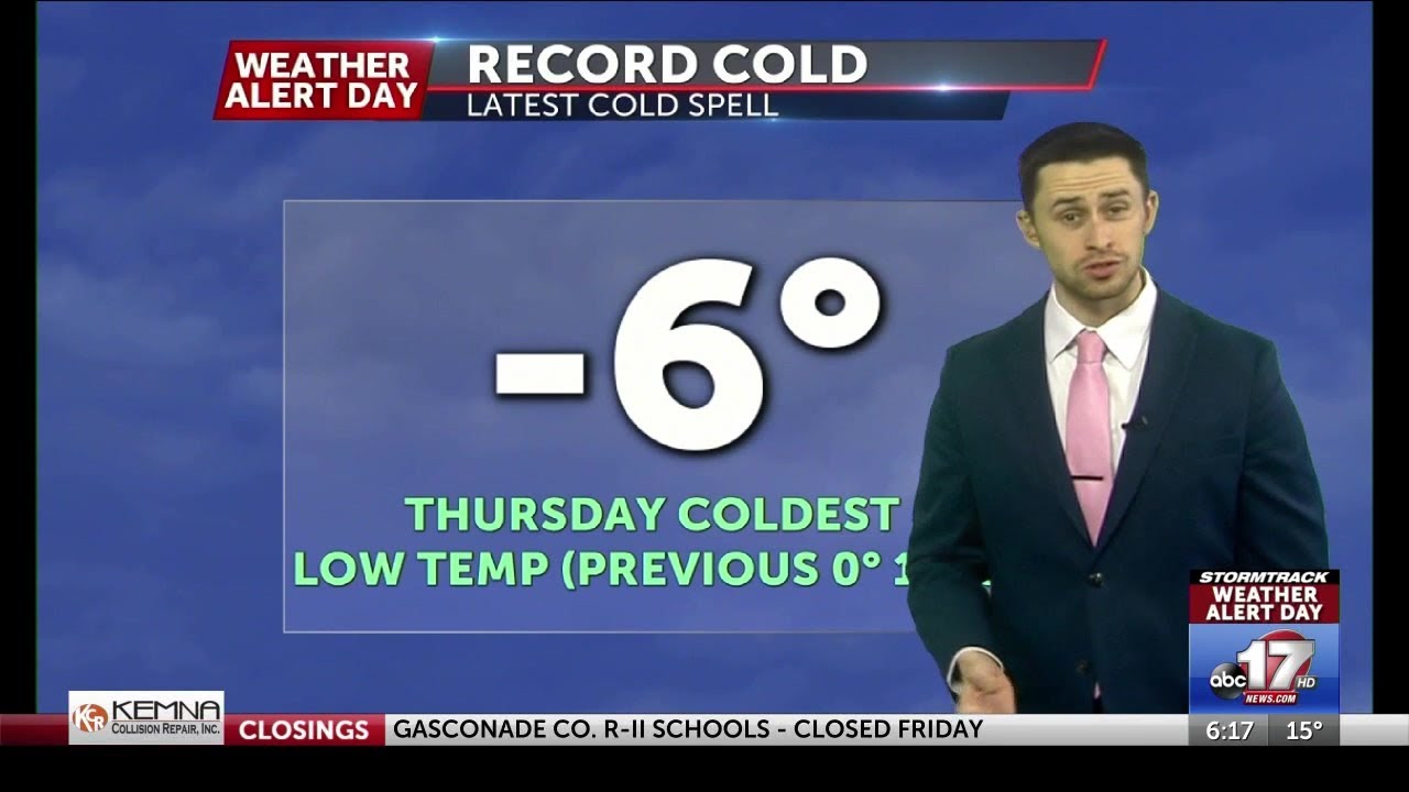 Record-setting cold sweeps Mid-Missouri as warmer temperatures loom ahead