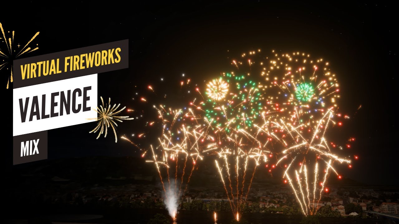 🎆Spectacle Pyrotechnique Virtuel FWSIM - Valence Épique🎆
