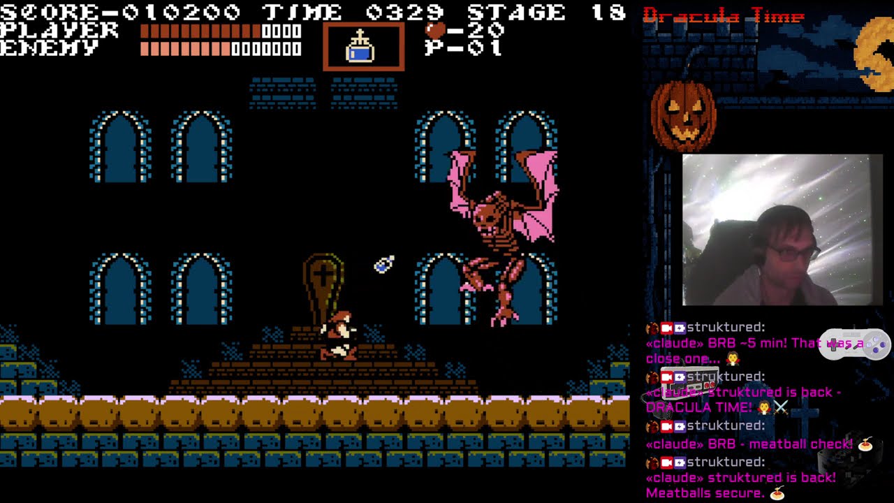 Castlevania: Overflow Darkness - Dracula Fight (NES Romhack)