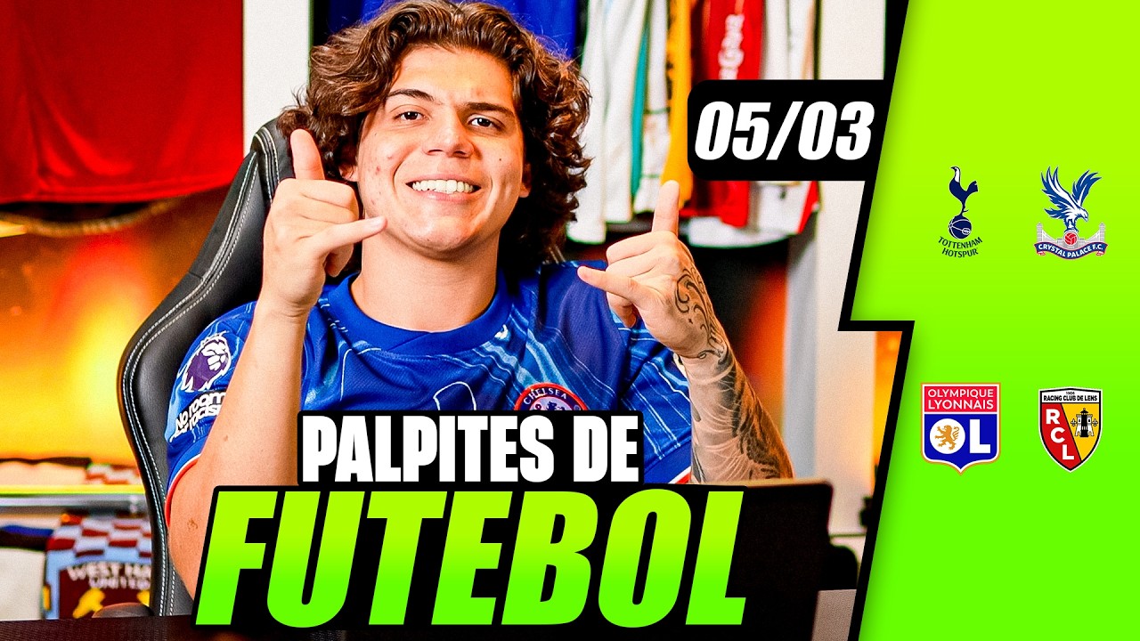 PALPITES DE FUTEBOL PARA HOJE 05/03/2026 – BILHETE PRONTO DO IMPERADOR | APOSTAS ESPORTIVAS