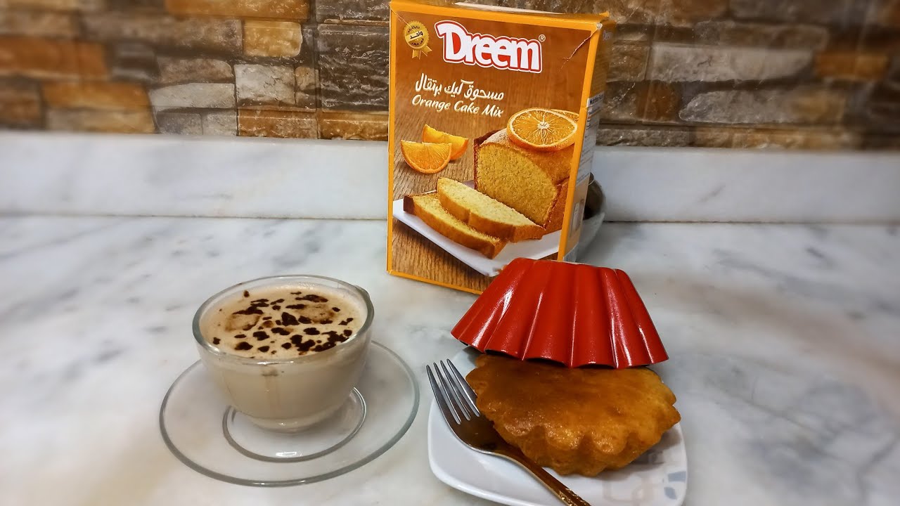 كيكه دريم  الجاهزه بطعم البرتقال هشه وسريعه وتوفر في الوقت 😋