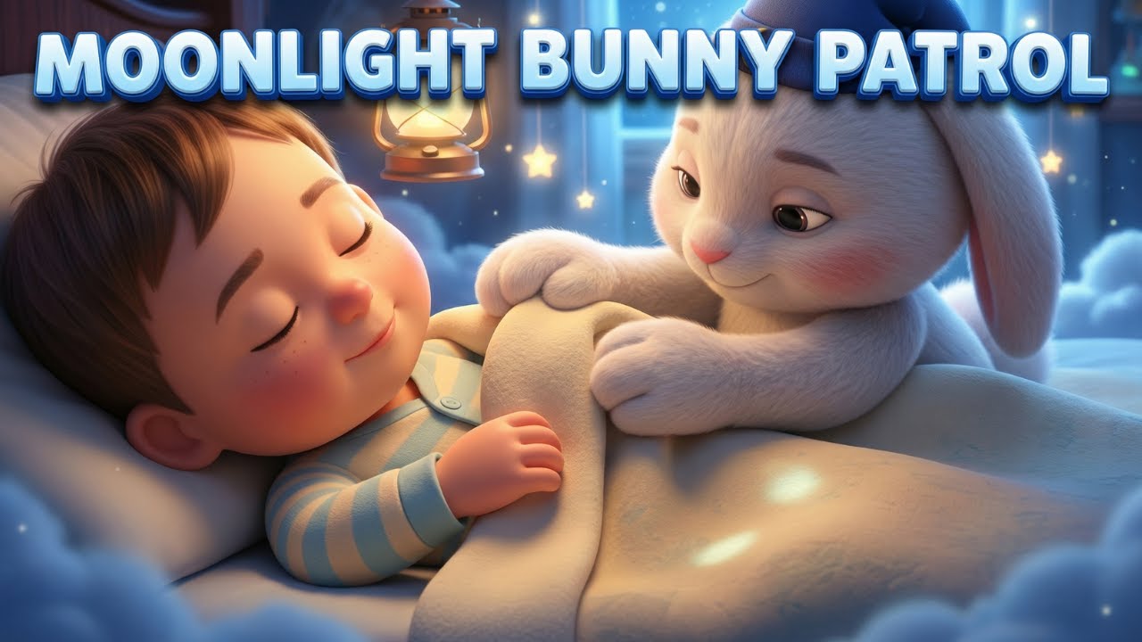 Lullabies for Babies to Sleep 😴 Moonlight Bunny Patrol | Calming Bedtime Music