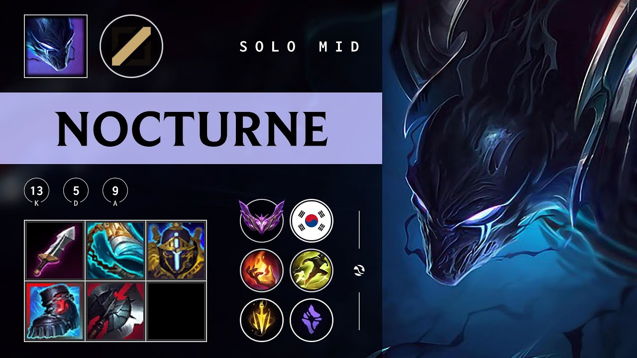 Nocturne Mid vs Viktor - KR Master Patch 25.24