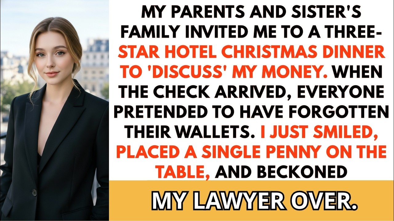 My parents invited me to Christmas dinner just to make me pay the check