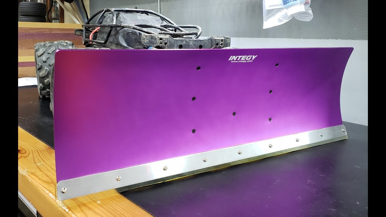 Building the Integy Snow Plow for my Traxxas Summit 1/10