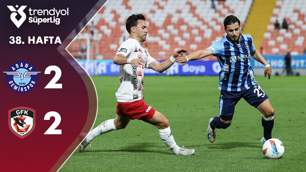 Adana Demirspor (2-2) Gaziantep FK - Highlights/Özet | Trendyol Süper Lig - 2024/25